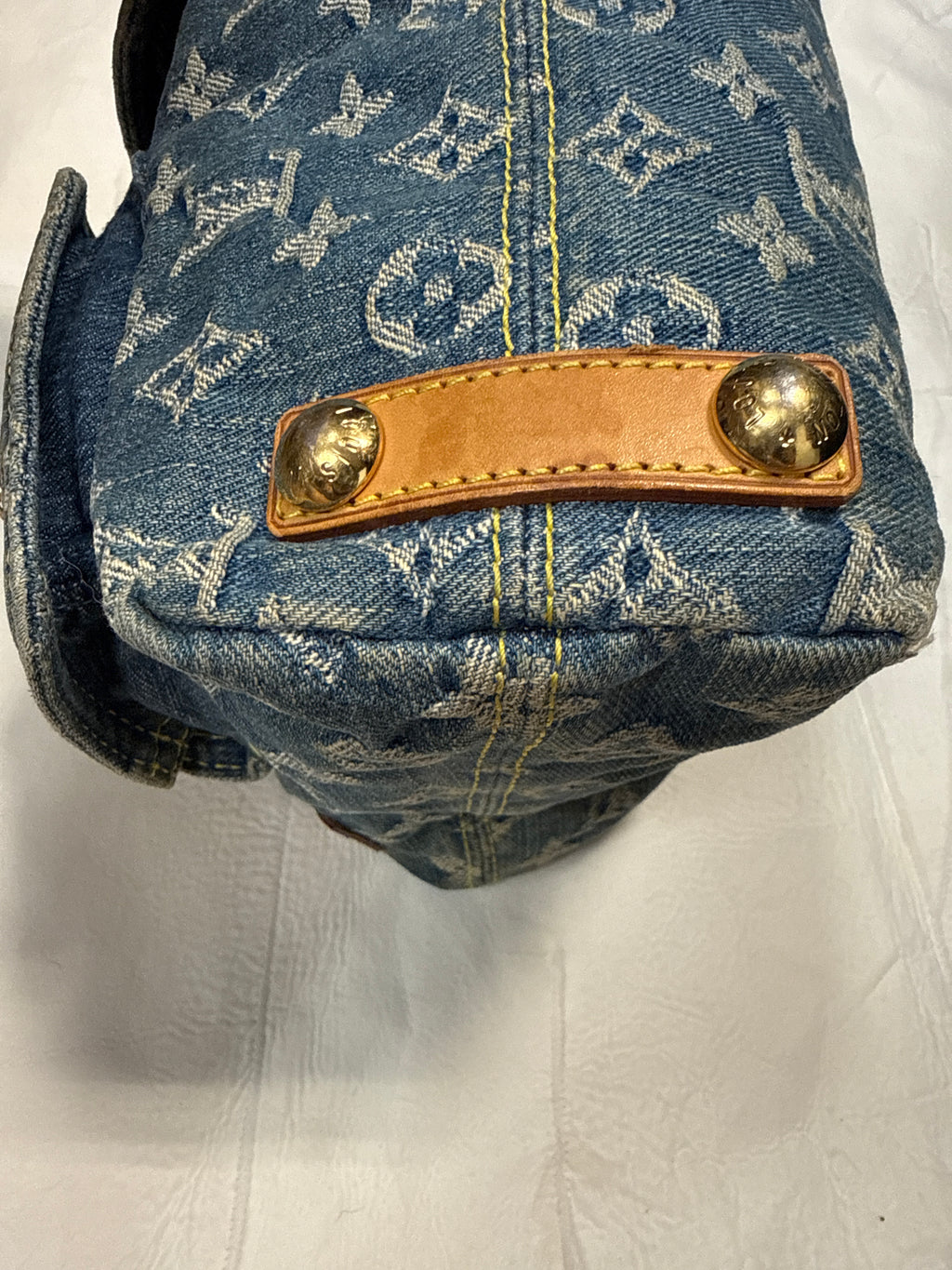 Louis Vuitton Denim Baggy PM Shoulder Bag