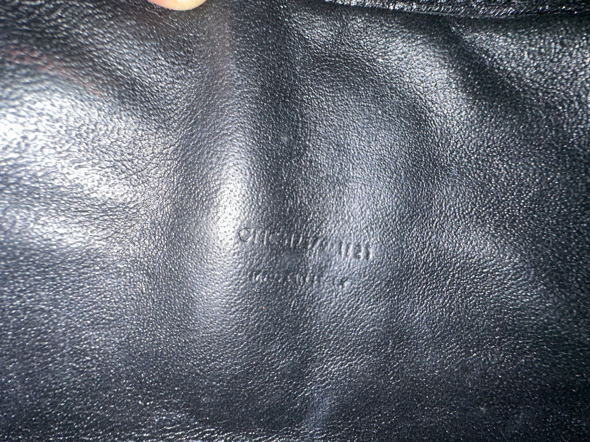 Grain De Poudre Matelasse Monogram Mini Lou Camera Bag Black