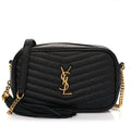 Grain De Poudre Matelasse Monogram Mini Lou Camera Bag Black
