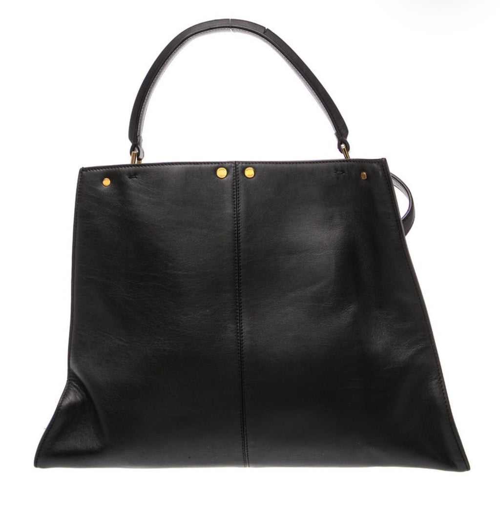 Fendi Peekaboo x-lite leather handbag