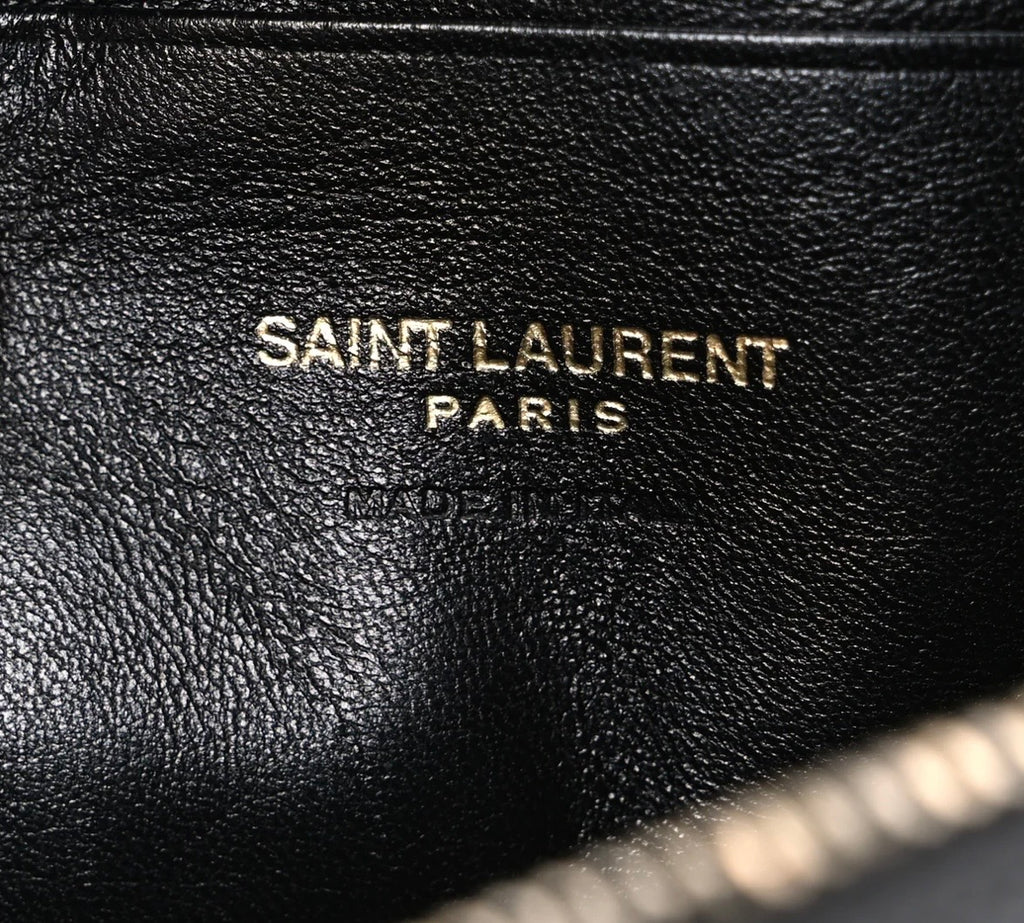 Grain De Poudre Matelasse Monogram Mini Lou Camera Bag Black