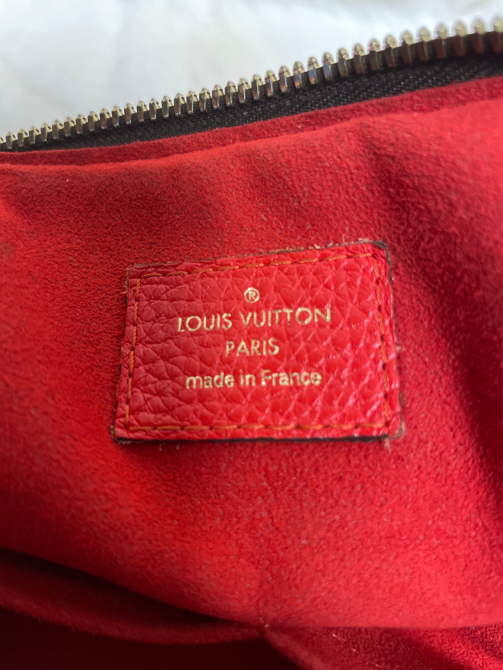 Louis Vuitton Red Retiro Bag