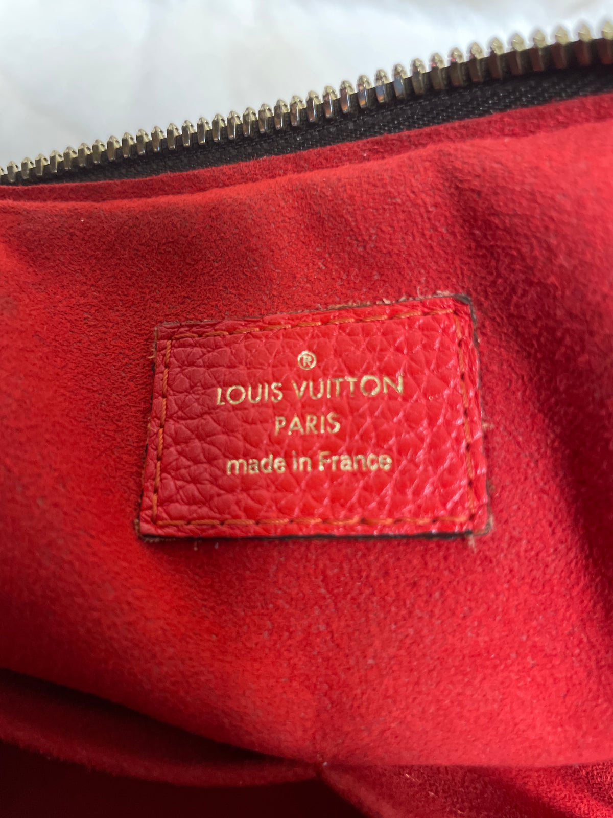Louis Vuitton Red Retiro Bag