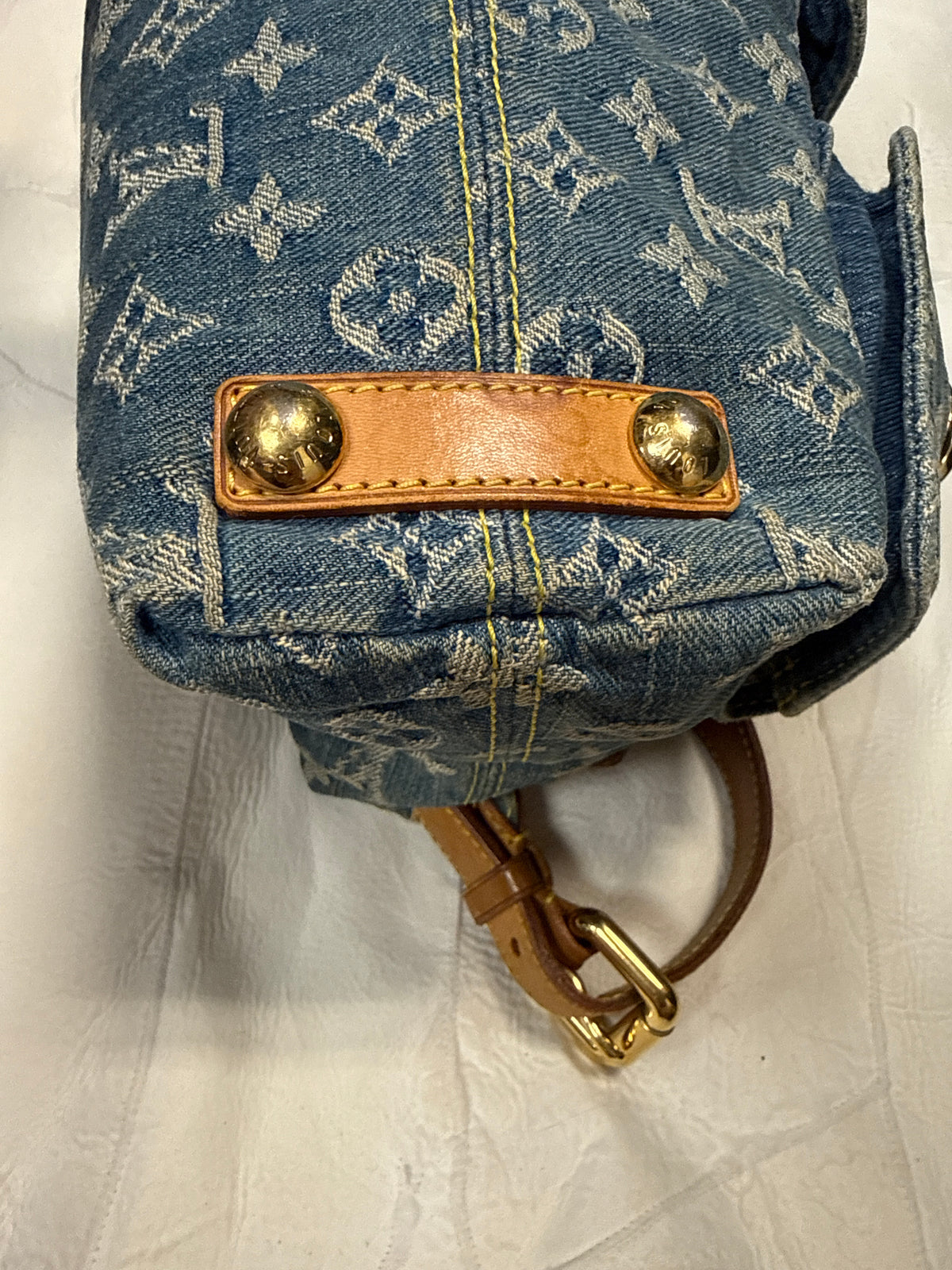 Louis Vuitton Denim Baggy PM Shoulder Bag