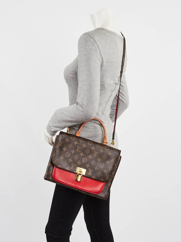 Louis Vuitton Marignan Coquelicot Red Bag