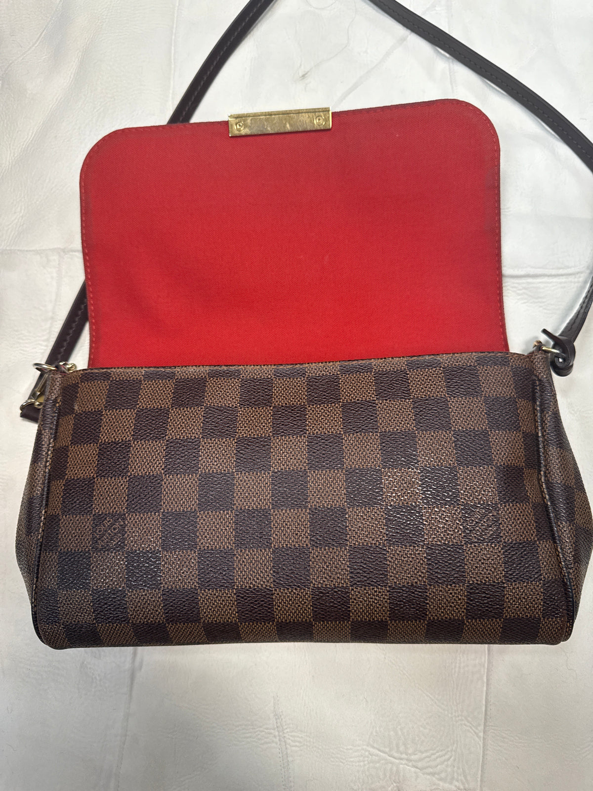 Louis Vuitton Damier Ebene Favorite MM 2-Way Bag FL4174