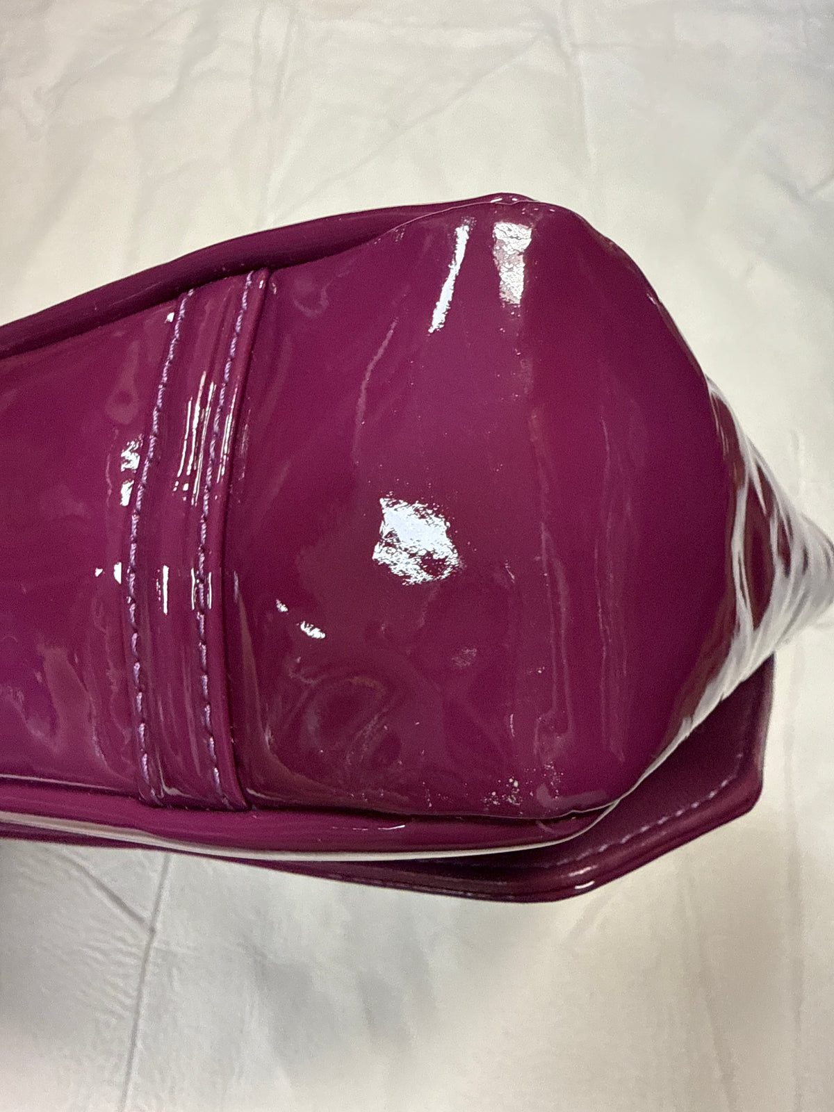 Chanel Purple Patent Reissue Shoulder Bag SHW