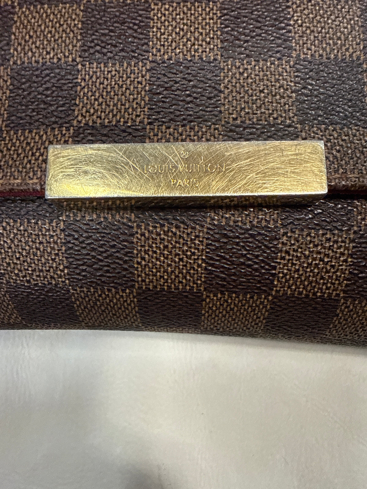 Louis Vuitton Damier Ebene Favorite MM 2-Way Bag FL4174