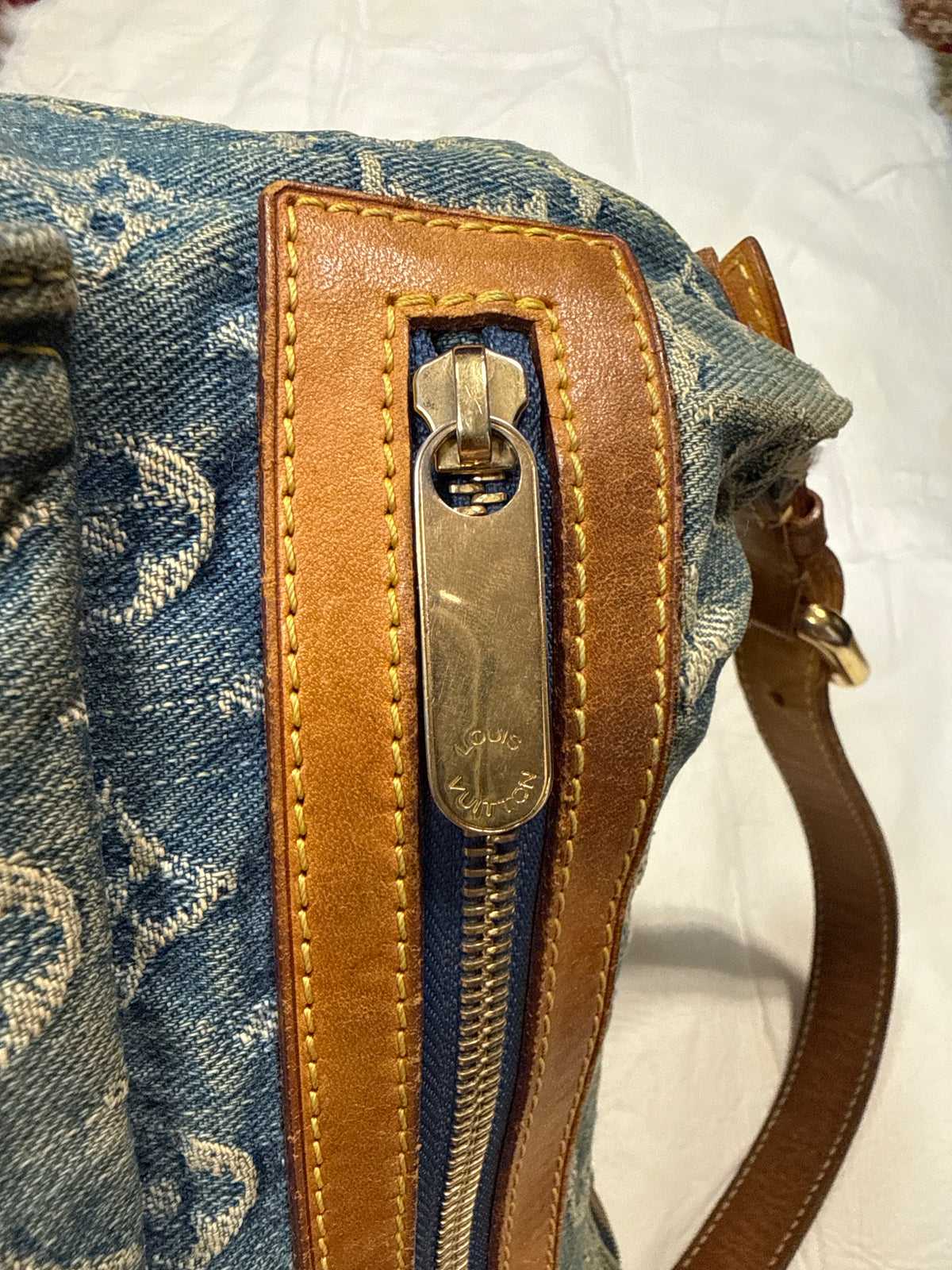 Louis Vuitton Denim Baggy PM Shoulder Bag