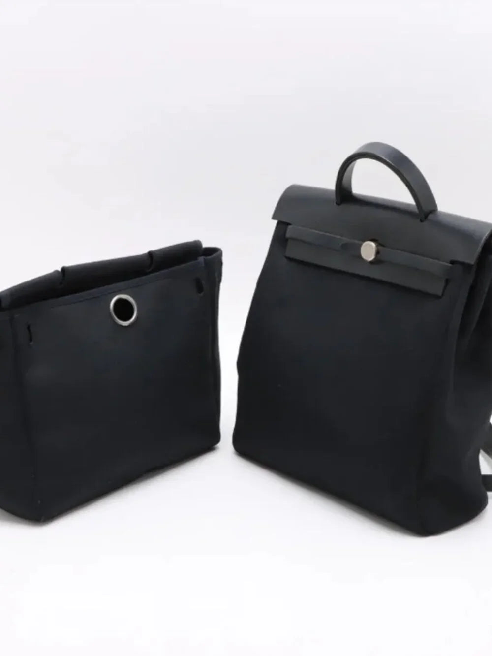 Hermès Herbag Ado PM Twilight Officier x Vash Hunter Black