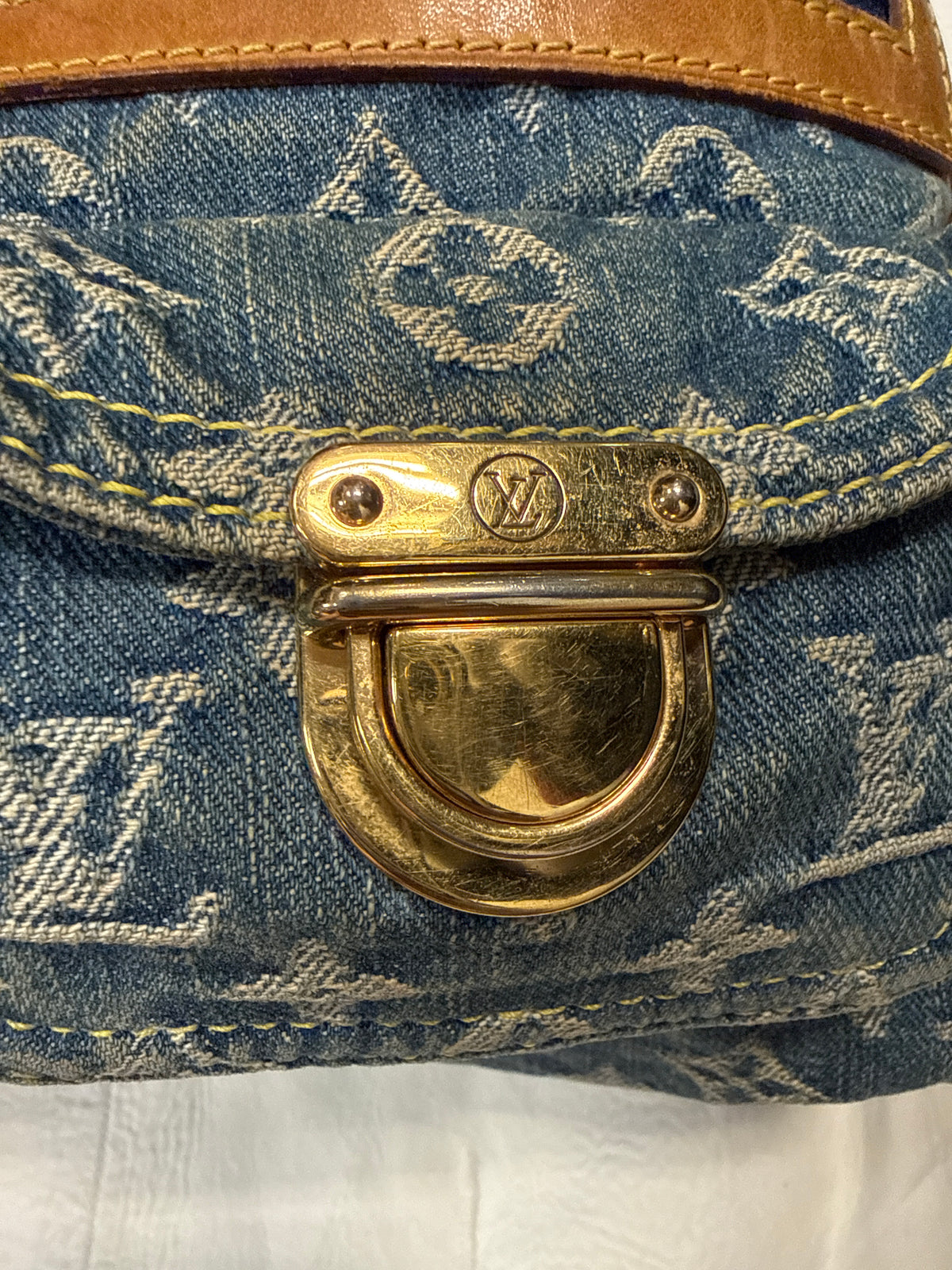 Louis Vuitton Denim Baggy PM Shoulder Bag