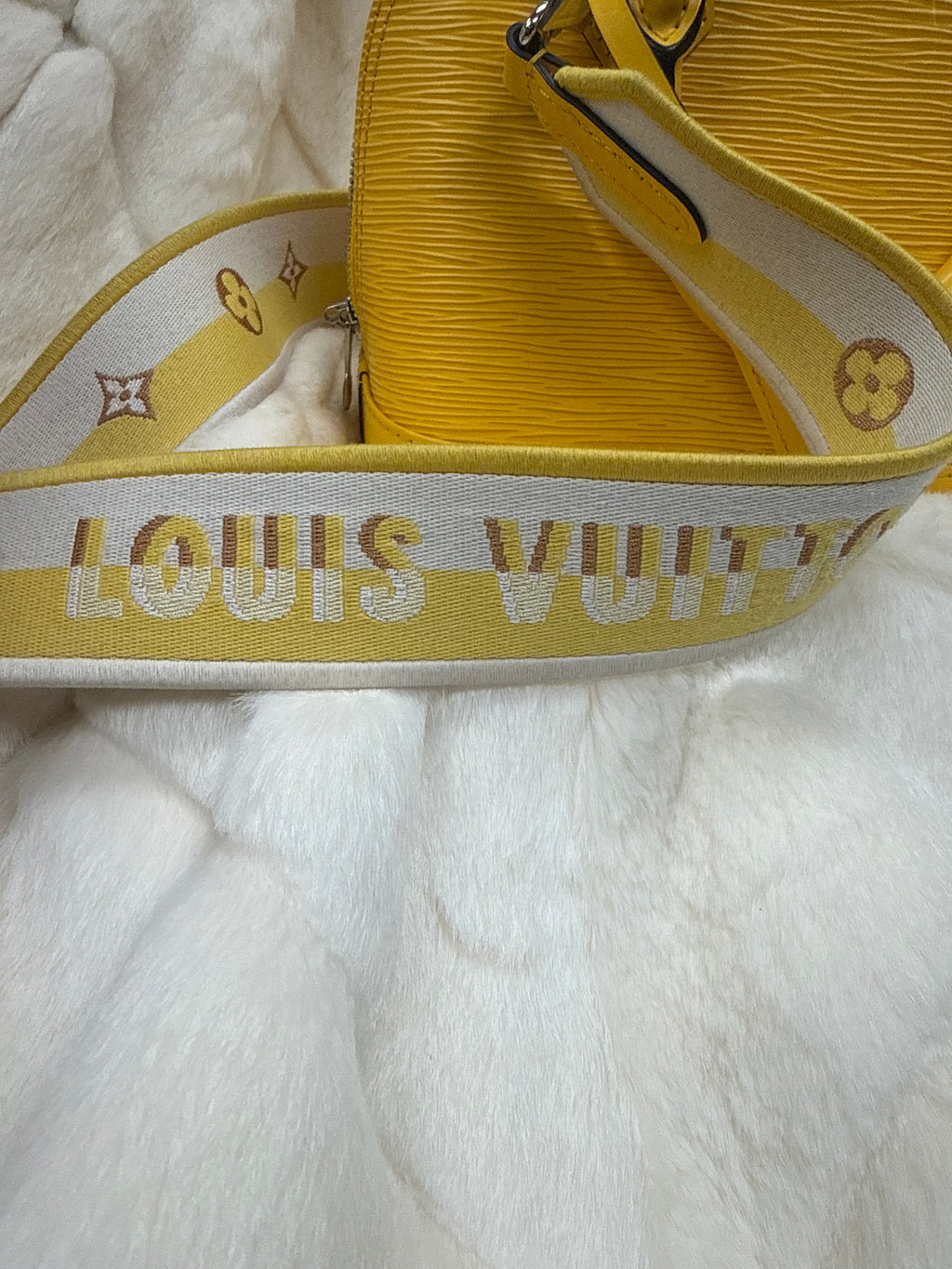 Louis Vuitton Yellow Epi Mini Alma