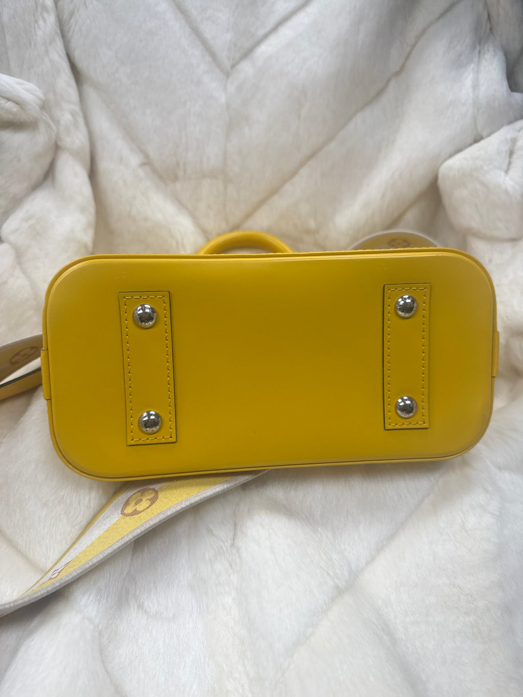 Louis Vuitton Yellow Epi Mini Alma