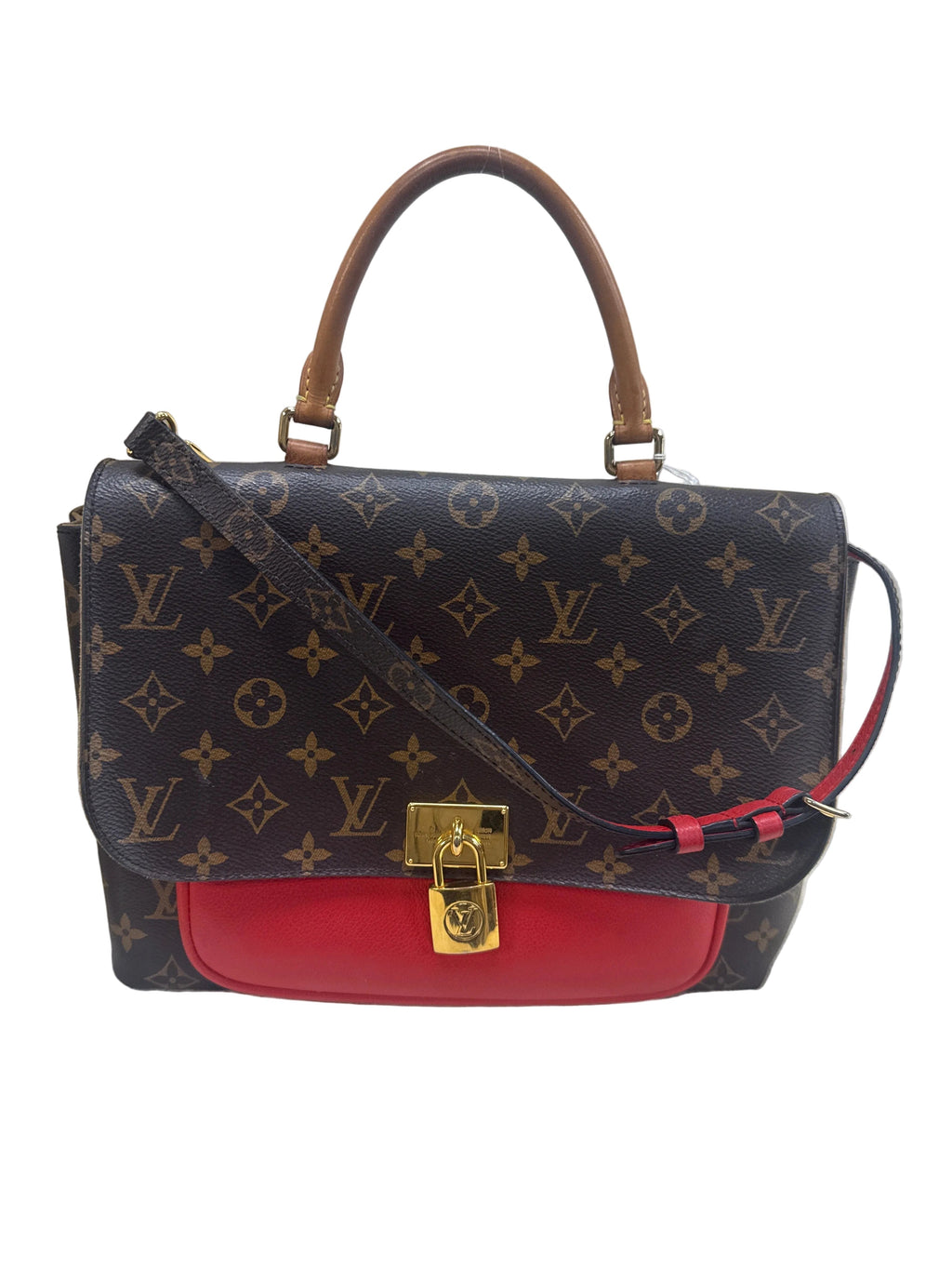 Louis Vuitton Marignan Coquelicot Red Bag