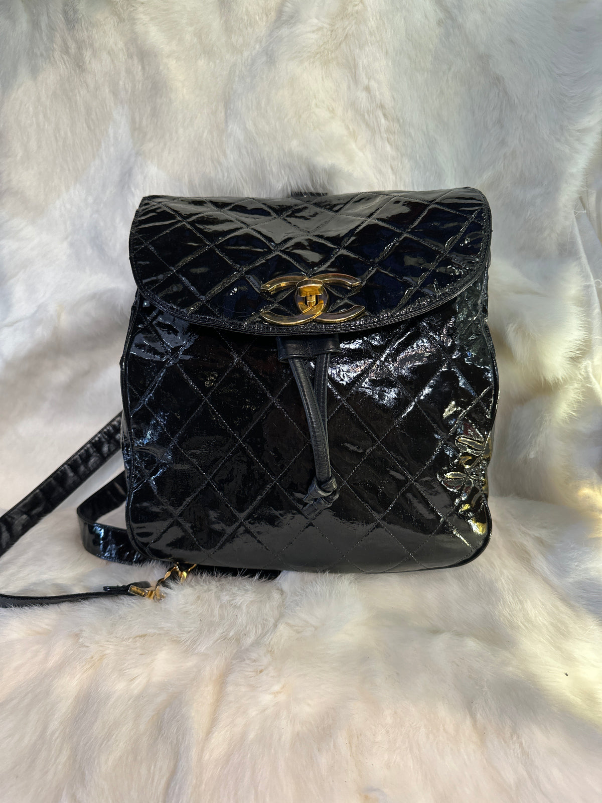 Chanel Vintage Black Backpack