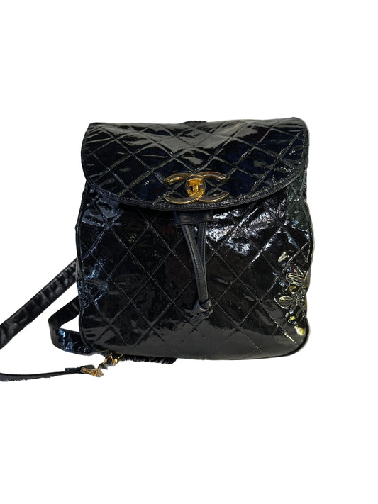 Chanel Vintage Black Backpack