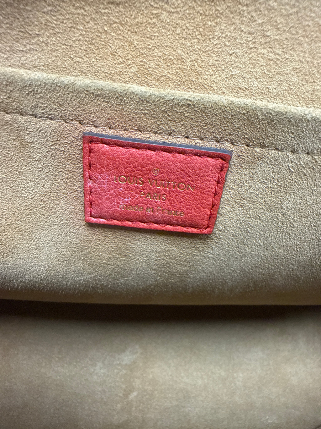 Louis Vuitton Marignan Coquelicot Red Bag