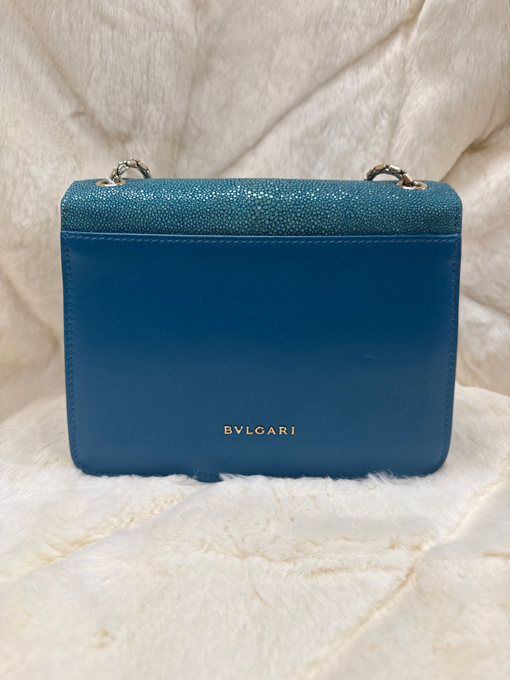 Bvlgari Serpenti Forever Mint Green Crossbody Bag