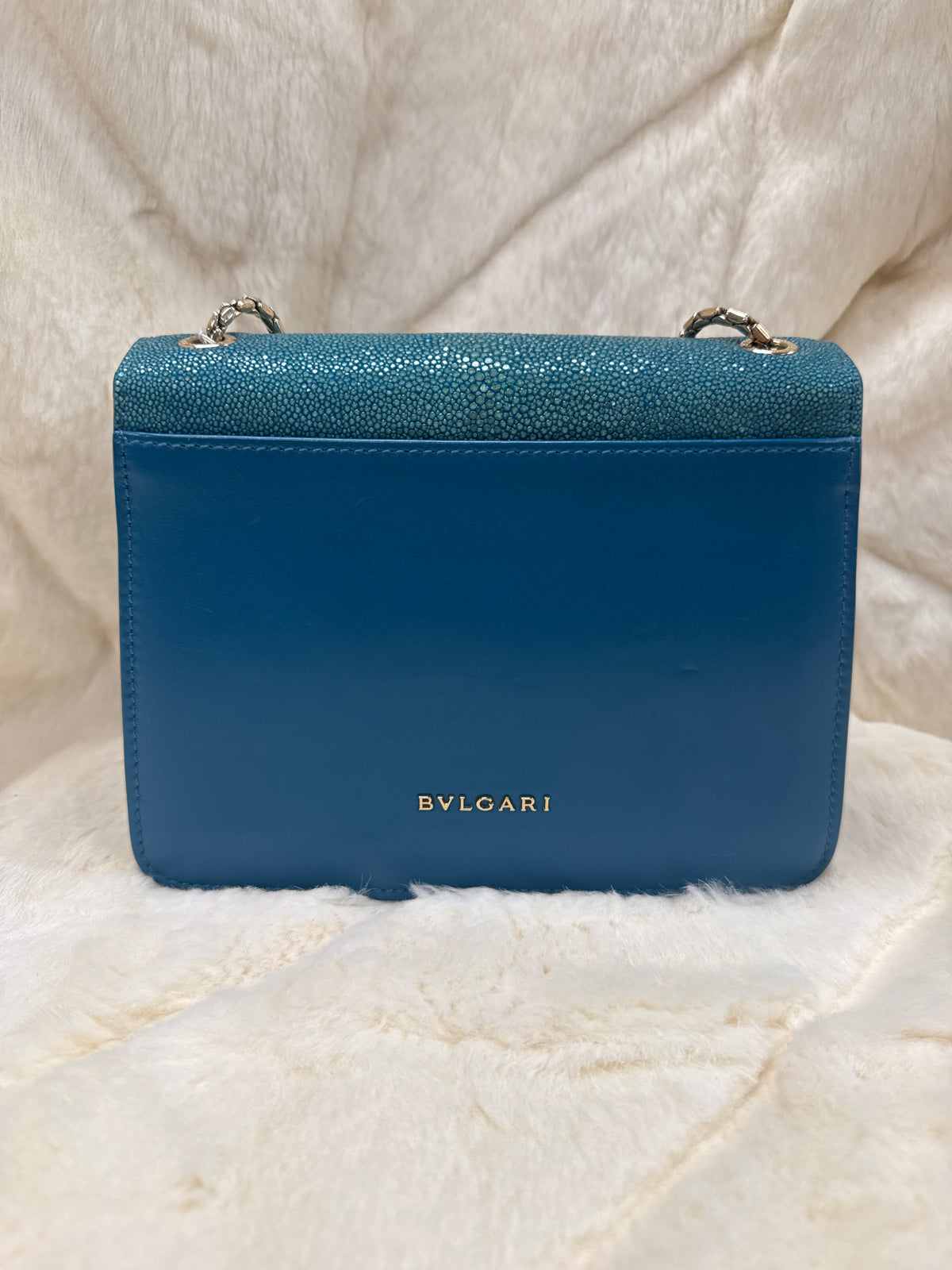 Bvlgari Serpenti Forever Mint Green Crossbody Bag