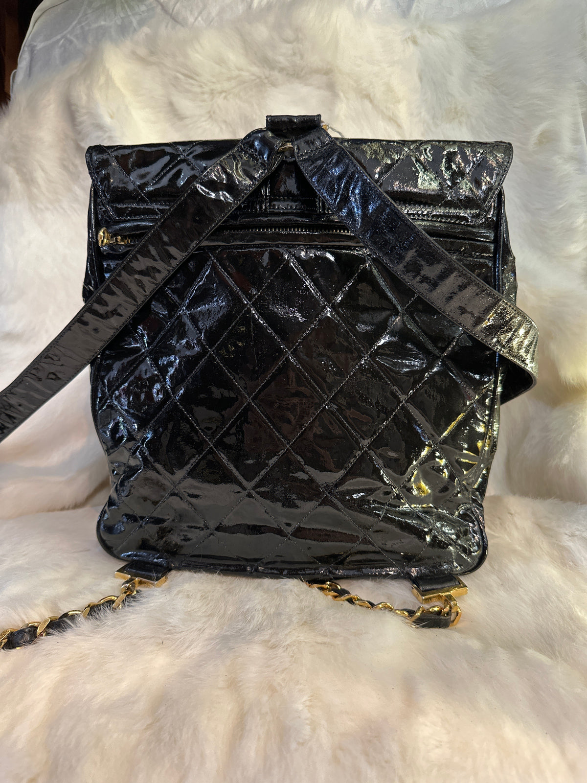 Chanel Vintage Black Backpack