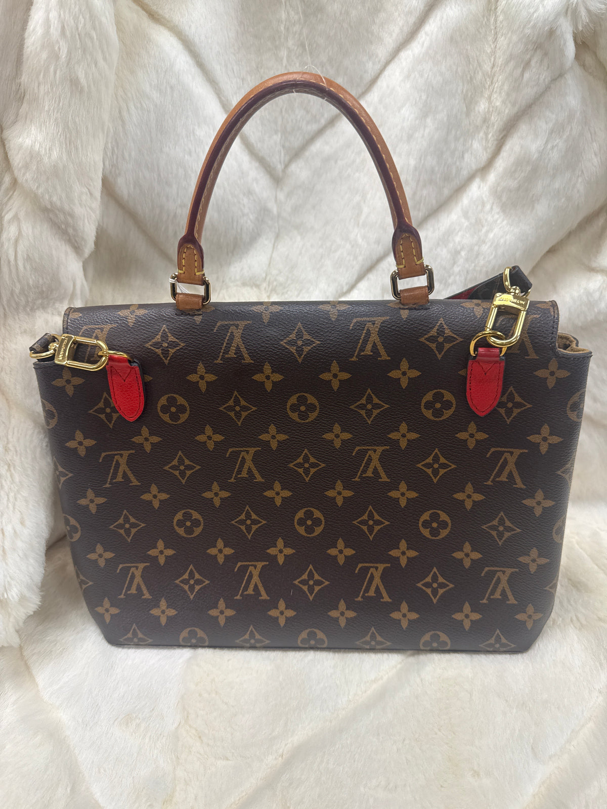 Louis Vuitton Marignan Coquelicot Red Bag