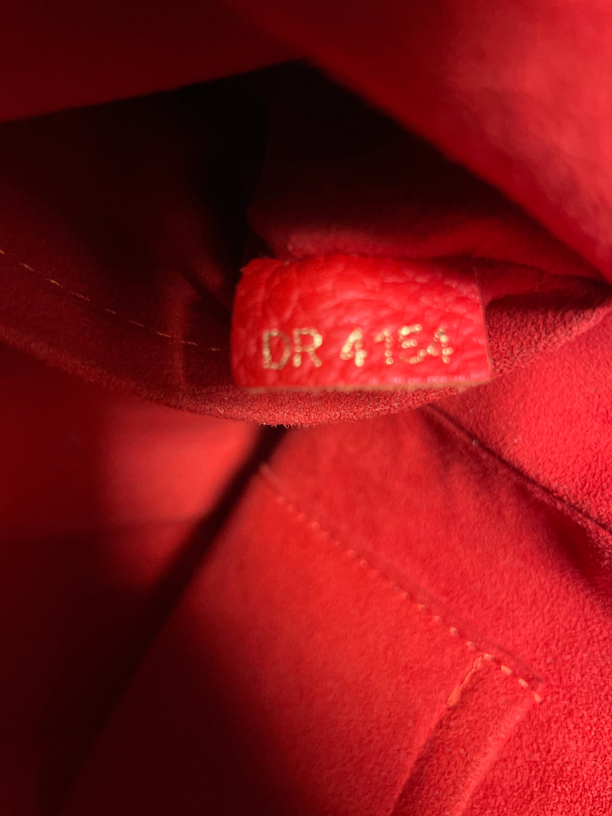 Louis Vuitton Red Retiro Bag