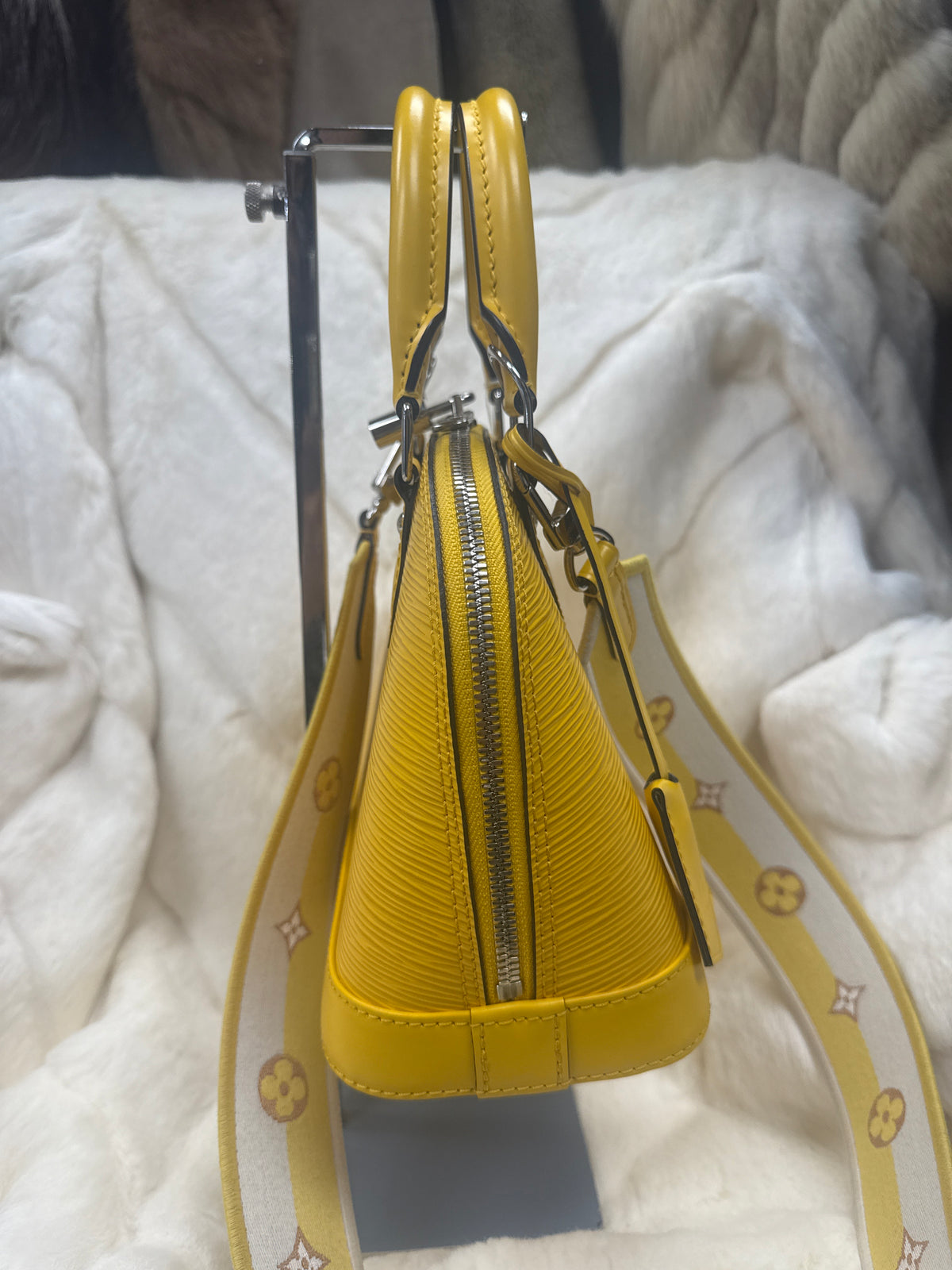 Louis Vuitton Yellow Epi Mini Alma