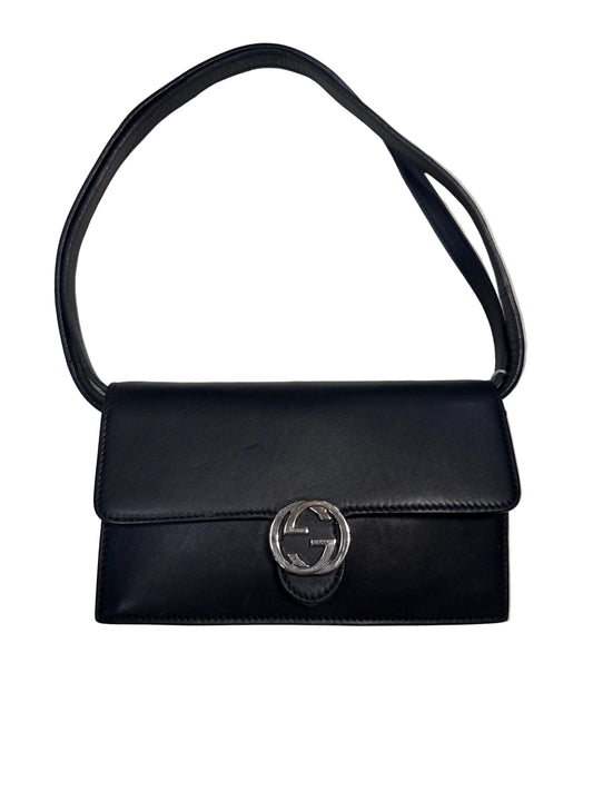 Black Gucci Wallet On Chain SHW