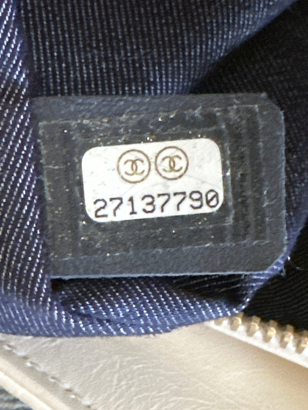 Chanel Vintage Quilted CC Bucket Bag / Rope-Handle Bucket Bag