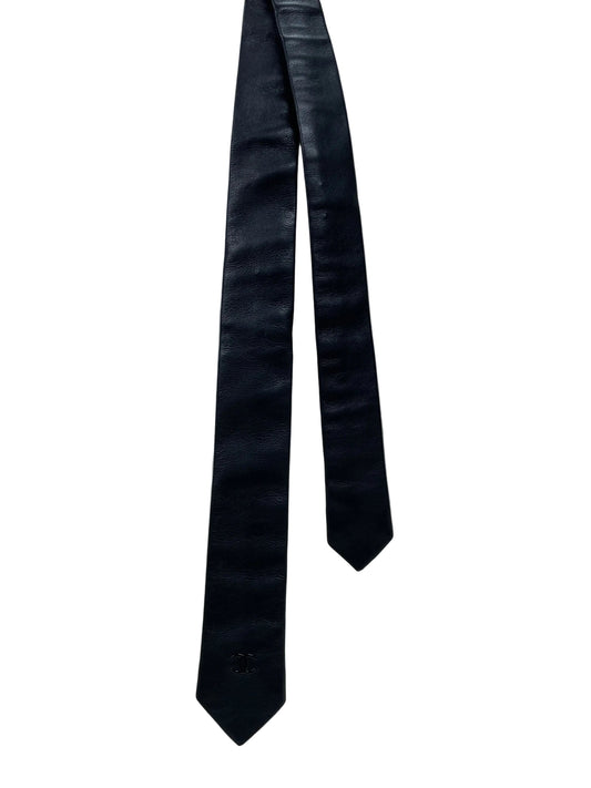 Chanel Leather Tie