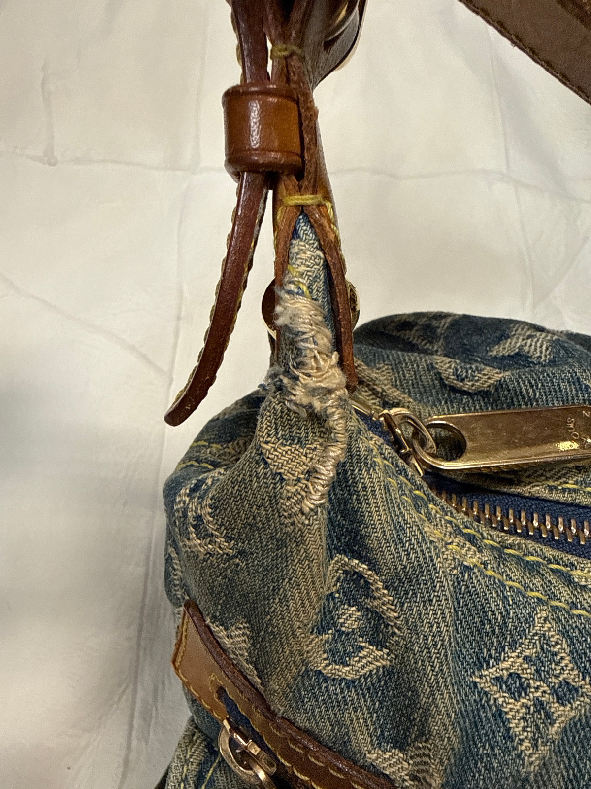 Louis Vuitton Denim Baggy PM Shoulder Bag