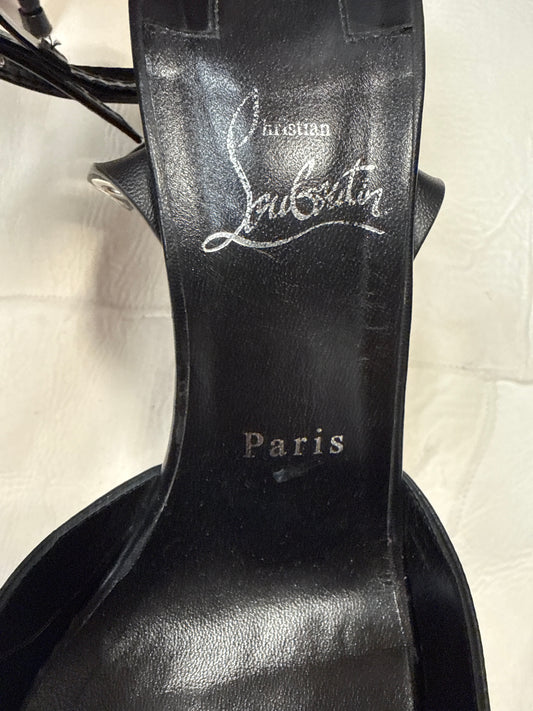 Christian Louboutin Pumpaclou 100 Leather Heels 38.5