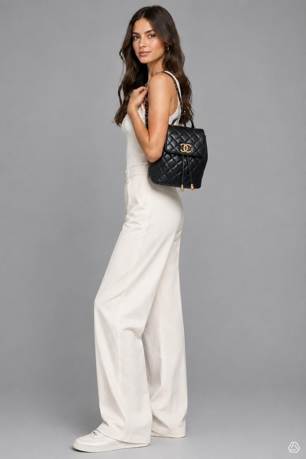 Chanel Vintage Black Backpack