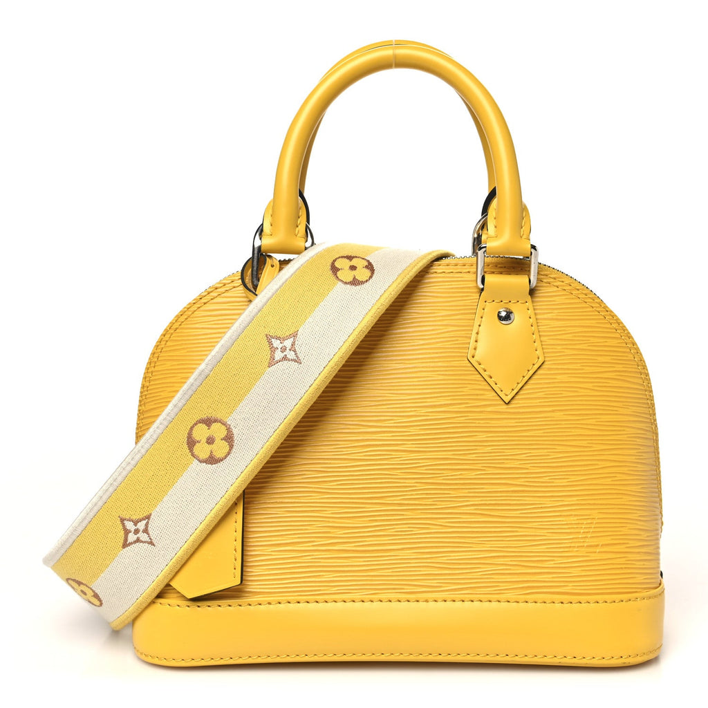 Louis Vuitton Yellow Epi Mini Alma