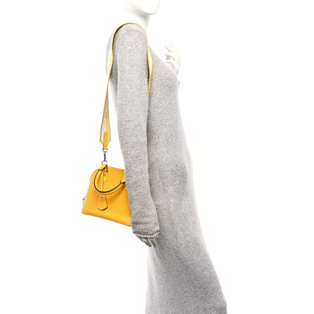 Louis Vuitton Yellow Epi Mini Alma