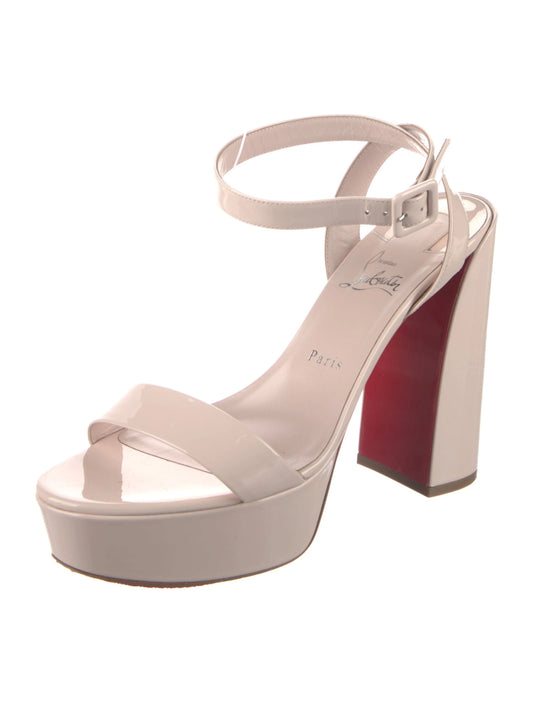 Christian Louboutin Beige Patent Pump 39.5/9US