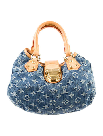 Louis Vuitton Denim Pleaty Bag
