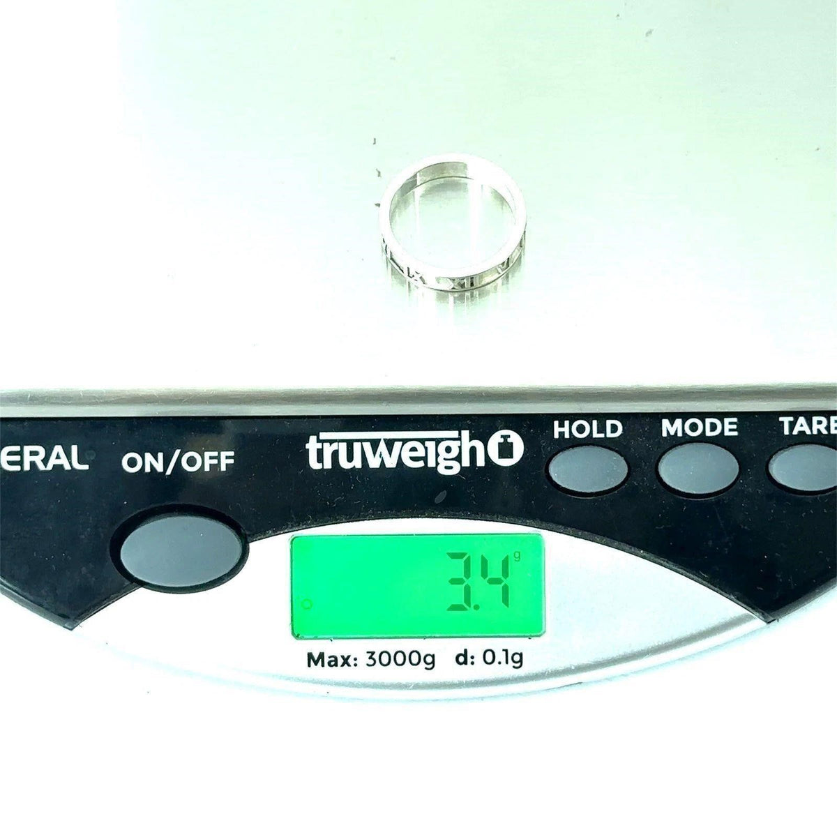 925 Silver Tiffany and Co Atlas Roman Numeral Ring