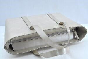 GUCCI Vintage Hand Bag Purse Enamel White