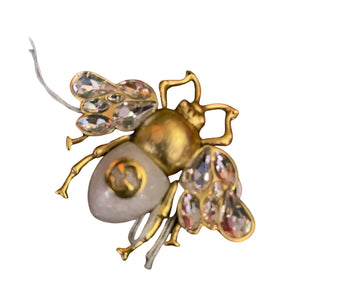 Gucci Queen Bee Signature Pin In Original Box