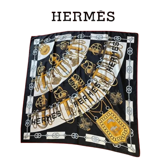 Hermes Woman 100% Silk Scarf