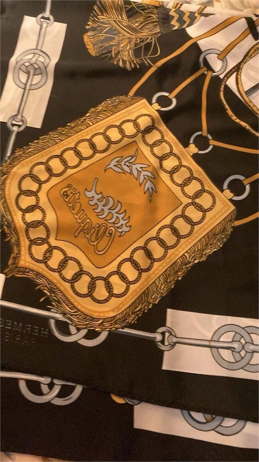 Hermes Woman 100% Silk Scarf