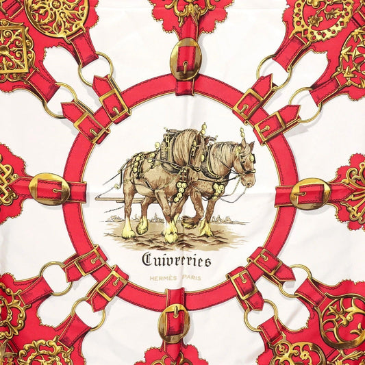 Hermes Carre Scarf Multicolor Silk