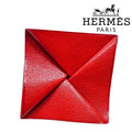 Authentic HERMES Reds Leather Coin Purse