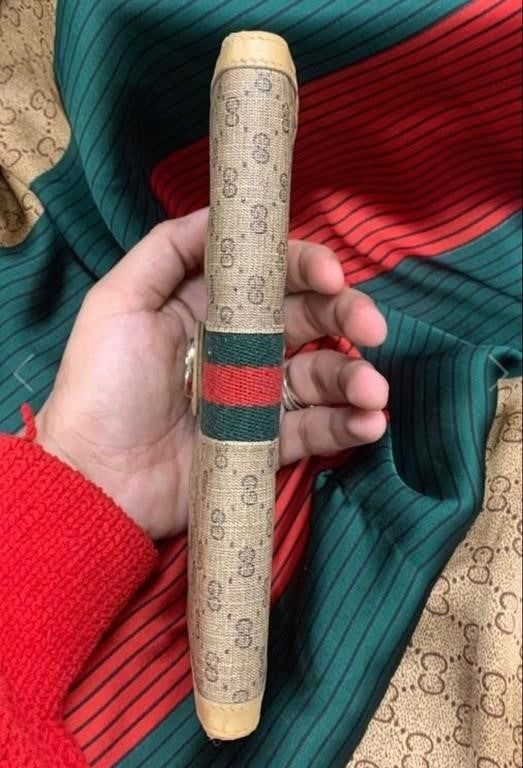 Vintage GUCCI Monogram Sherry Line Wallet