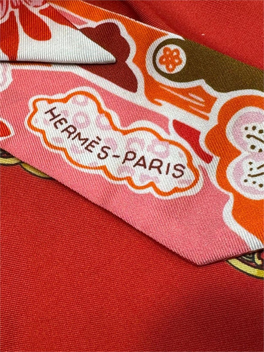 New Inbox Silk HERMES Twilly Scarf