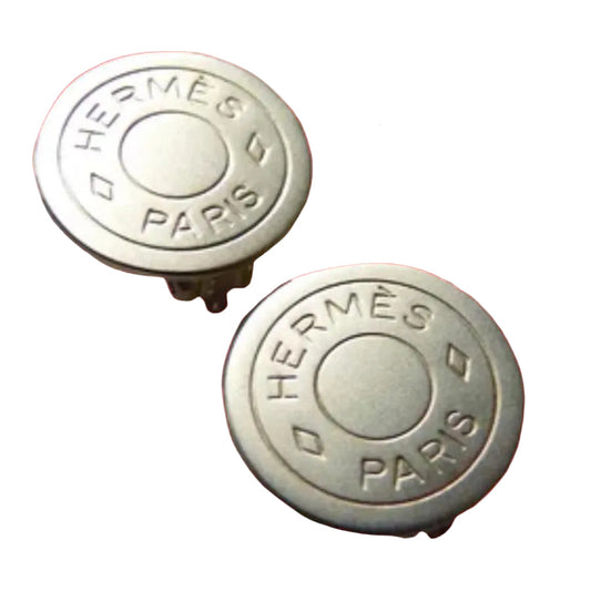 HERMES PARIS Signed FANTAISIE EARRINGS
