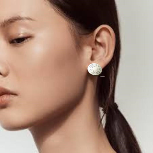 HERMES PARIS Signed FANTAISIE EARRINGS