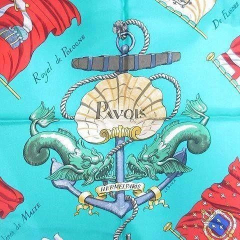 Hermès “Pavillons de France” Silk Scarf