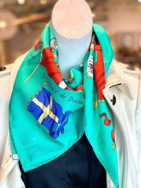 Hermès “Pavillons de France” Silk Scarf